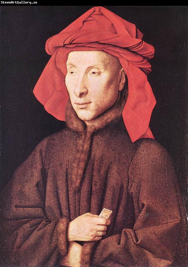 EYCK, Jan van Portrait of Giovanni Arnolfini  s